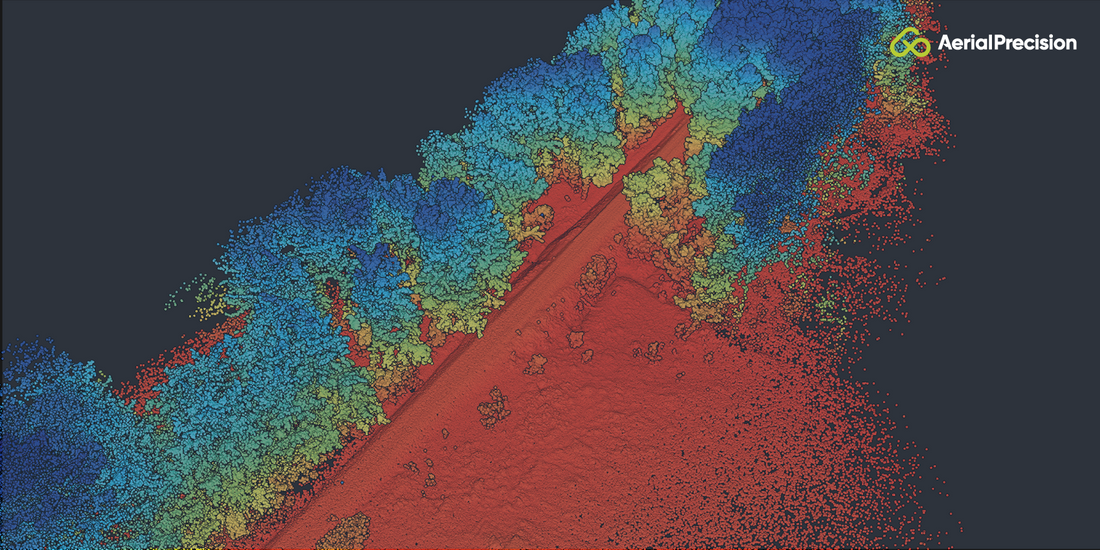 Point cloud made with LiDAR