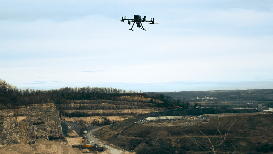 mining mapping with a drone and a LiDAR sensor